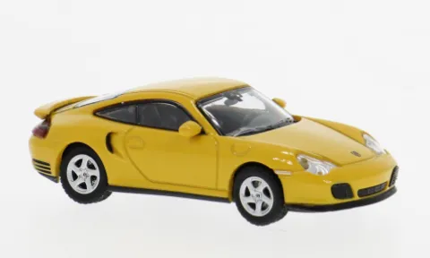 Porsche 911 Turbo, gelb, 2000, 1:87, Minichamps