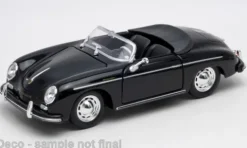 Porsche 356 A Speedster, schwarz, 1:24, Welly
