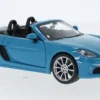 Porsche 718 Boxster Cabriolet, hellblau, 1:24, Bburago