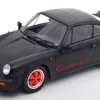 Porsche 911 Carrera 3.2 Clubsport, schwarz/rot, 1989, 1:18, KK Scale
