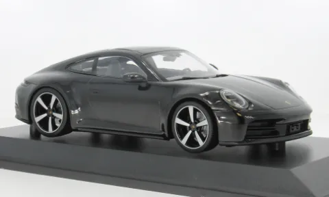 Porsche 911 (992.2) Carrera Coupe, schwarz, 2024, 1:18, Minichamps