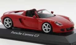 Porsche Carrera GT, rot, 2003, 1:43, Maxichamps