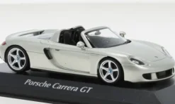 Porsche Carrera GT, silber, 2003, 1:43, Maxichamps