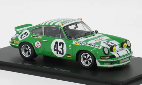 Porsche Carrera 2.8 RSR, 24h Le Mans, 1973, #43, G.Quist/J.Zink, 1:43, Spark