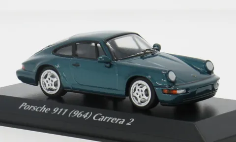 Porsche 911 (993) Carrera, türkis, 1992, 1:43, Maxichamps