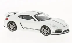Porsche Cayman GT4, weiss, 2016, 1:87, Minichamps
