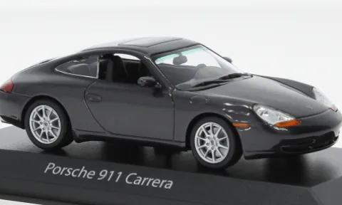 Porsche 911 (996), dunkelviolett, 1998, 1:43, Maxichamps