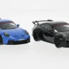 Porsche 2er Set: 911 (992) GT3, blau/schwarz, 2021, Sport Auto Collection, 1:43, Minichamps