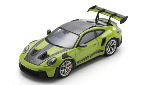 Porsche 911 (992) GT3 RS, grün/schwarz, 2023, 1:43, Spark