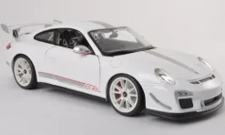 Porsche 911 GT3 RS 4.0 (997/II), weiss/Dekor, 2011, 1:18, Bburago