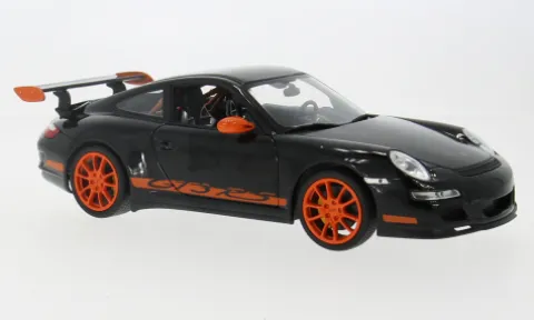 Porsche 911 GT3 RS (997), schwarz, 1:18, Welly