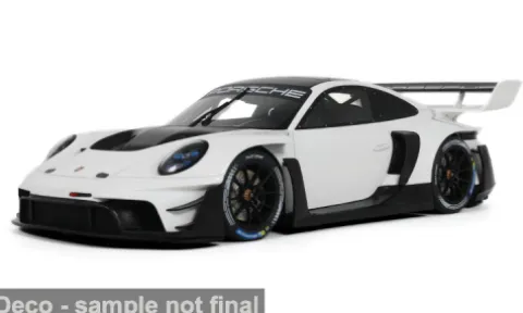 Porsche 911 (991.2) GT3 R, weiss/schwarz, 2023, 1:18, GT Spirit