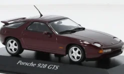Porsche 928 GTS, dunkelrot, 1991, 1:43, Maxichamps