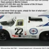 Porsche 917K, 24h Le Mans, 1971, Martini Racing Team, Martini, #22, H.Marko/G.van Lennep, 1:43, Brumm