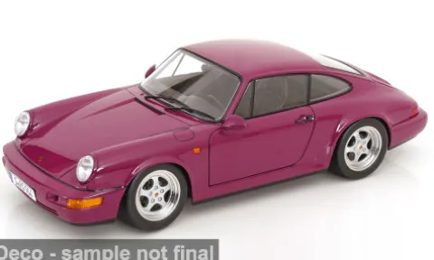 Porsche 911 (964) RS, dunkelrosa, 1992, 1:12, KK Scale