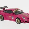 Porsche 997 RWB *AVA, pink, 1:64, Pop Race