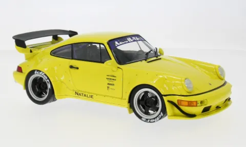 Porsche RWB Bodykit, gelb, 2023, 1:18, Solido