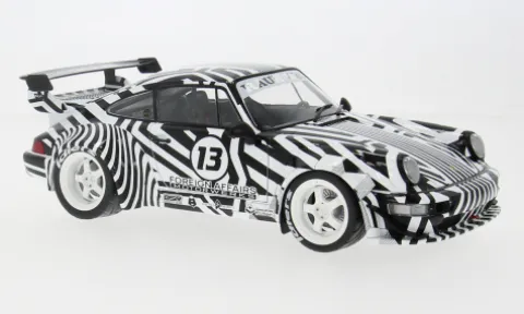 Porsche 911 RWB Body Kit, schwarz/weiss, 2022, 1:18, Solido