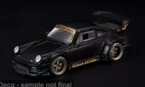 Porsche RWB 930, schwarz, 1:64, Pop Race