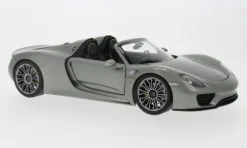 Porsche 918 Spyder, silber, 2011, 1:18, Welly