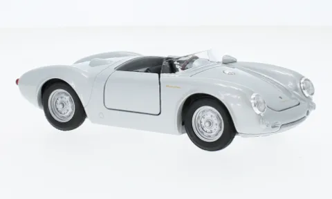 Porsche 550 Spyder, silber, 1:24, Welly
