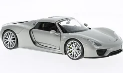 Porsche 918 Spyder, silber, 1:24, Welly