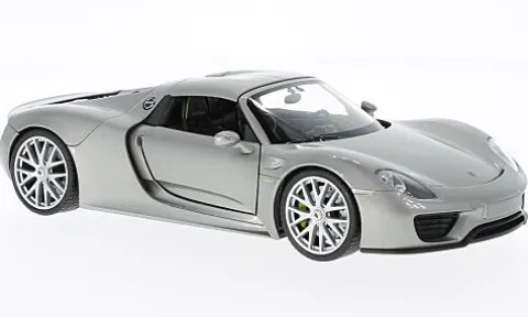Porsche 918 Spyder, silber, 1:24, Welly