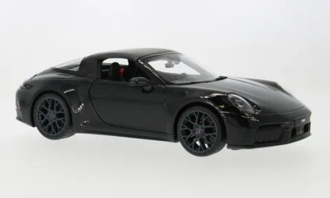 Porsche 911 (992.2) Targa 4 GTS Hybrid, schwarz, 2025, 1:18, Maisto