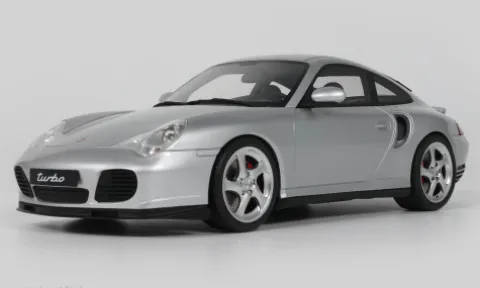 Porsche 911 (996.2) Turbo, silber, 2001, 1:18, GT Spirit