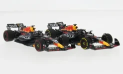 Red Bull 2er Set: RB19, Formel 1, GP Austin, 2023, Oracle Red Bull Racing, Red Bull, #1, M.Verstappen, 1:43, Minichamps