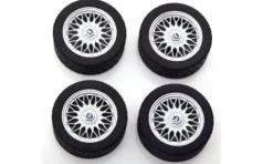 - Reifen- und Felgenset: BMW (E30) 18 Zoll, 1:18, KK Scale
