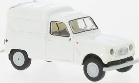 Renault R4 Fourgonnette, weiss, 1961, 1:87, Brekina