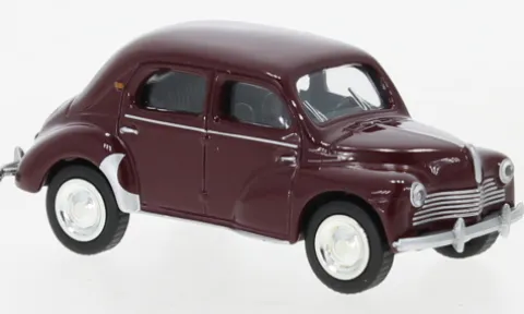 Renault 4CV, dunkelrot, 1950, 1:64, Norev