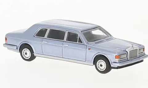 Rolls Royce Silver Spur II Touring Limousine, hellblau, 1985, 1:87, BoS-Models
