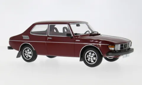 Saab 99 EMS, dunkelrot, 1977, 1:18, MCG