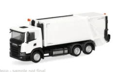 Scania CG17 Pressmüllfahrzeug Variopress, weiss, 1:87, Herpa