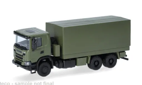 Scania XT17, dunkeloliv, 1:87, Herpa Military