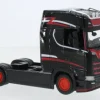 Scania S730 Highline, schwarz/rot, 1:43, Bburago