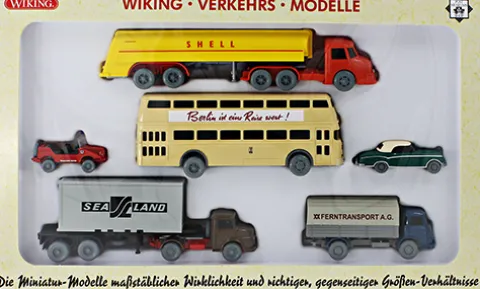 Set Wiking-Verkehrs-Modelle Nr. 101, 1:87, Wiking / PMS