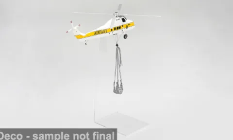 Sikorsky S58T Helicopter, 1985, Camel Trophy, 1:64, Mini GT