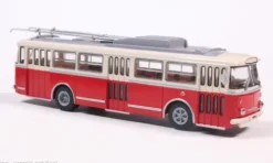 Skoda 9 TR, beige/rot, 1962, 1:87, Brekina