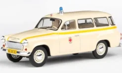 Skoda 1202 Ambulanz, 1964, Sanitka Zachranna Sluzba Praha (CZ), 1:43, Abrex