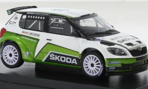 Skoda Fabia II FL S2000, 2012, Adell Mogul Racing Team, Skoda Motorsport Design, 1:43, Abrex