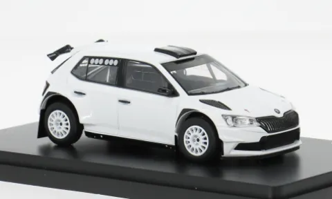 Skoda Fabia III FL Rally2 Evo, weiss, 2019, 1:43, Abrex