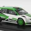 Skoda Fabia III R5, grün/weiss, 2015, 1:43, Abrex