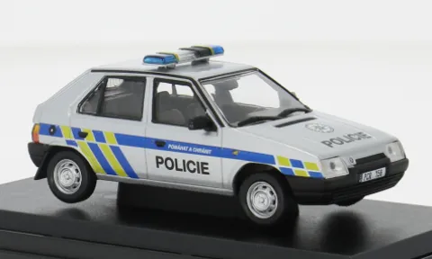 Skoda Favorit 136L, 1988, Policie (CZ), 1:43, Abrex