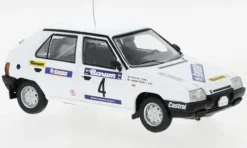 Skoda Favorit 136L, Rallye Valašskaá Zima, 1989, #4, L.Krecek/B.Motl, 1:43, IXO