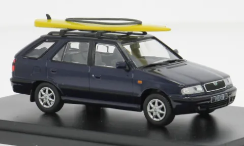 Skoda Felicia FL Combi, dunkelblau, 1998, 1:43, Abrex