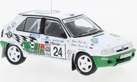 Skoda Felicia Kit Car, Rallye WM, Rally Schweden, 1995, #24, P.Sibera/P.Gross, 1:43, IXO