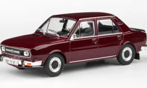 Skoda 120L, dunkelrot, 1982, 1:43, Abrex